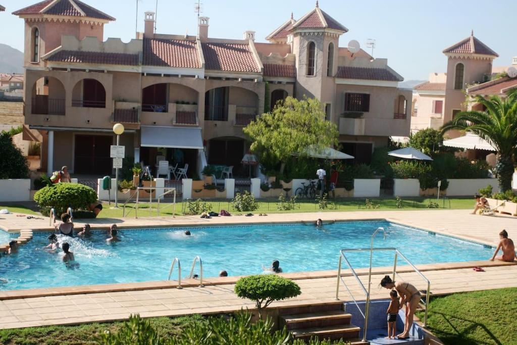 El Puerto de Mazarrón Precioso Duplex Con Piscina, En 1ª Linea De Playa 빌라 외부 사진