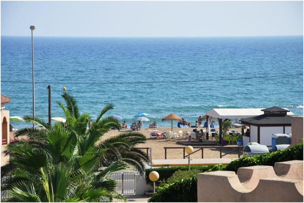 El Puerto de Mazarrón Precioso Duplex Con Piscina, En 1ª Linea De Playa 빌라 외부 사진