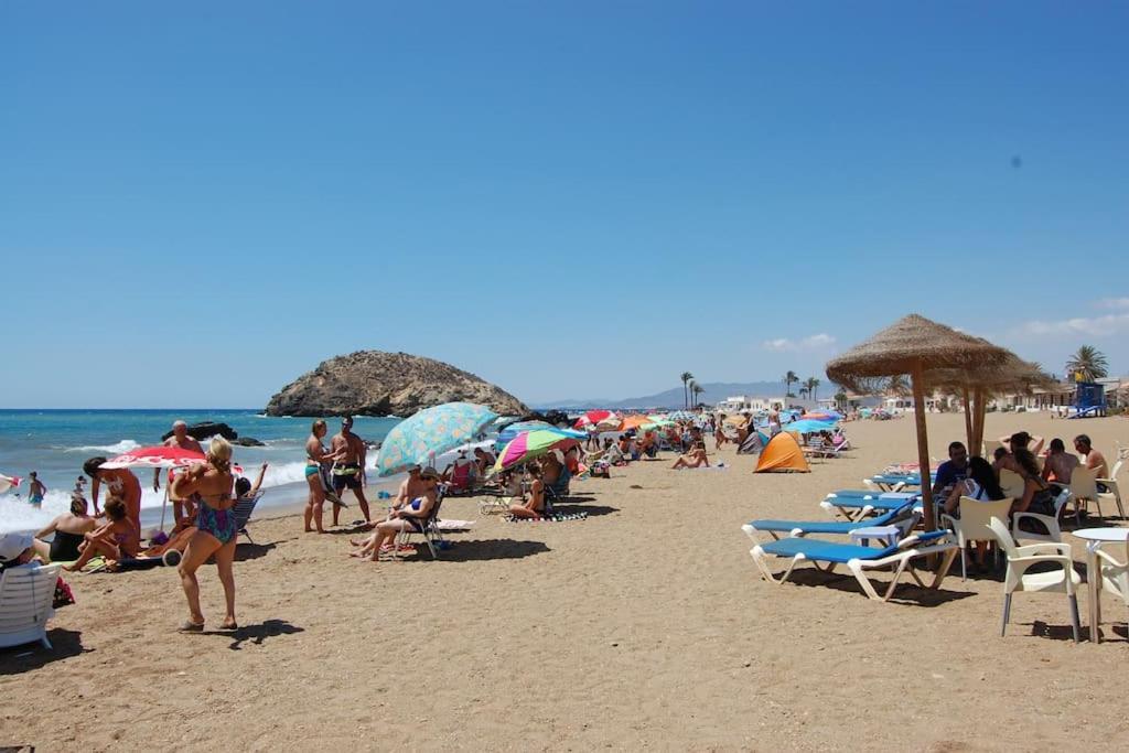 El Puerto de Mazarrón Precioso Duplex Con Piscina, En 1ª Linea De Playa 빌라 외부 사진