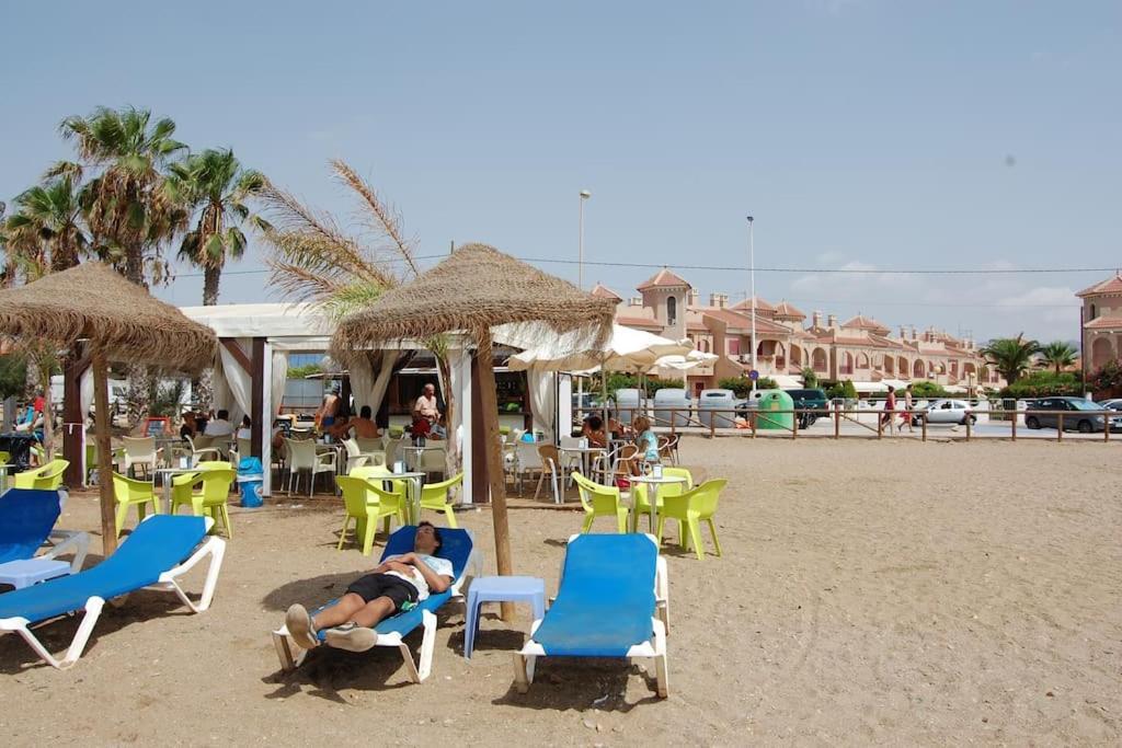El Puerto de Mazarrón Precioso Duplex Con Piscina, En 1ª Linea De Playa 빌라 외부 사진
